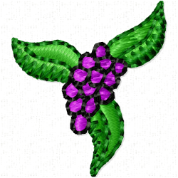 Grapes Embroidery Design 1 Grapes Embroidery Design 1